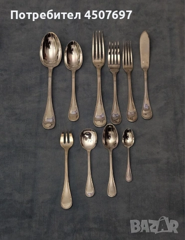 Луксозни Посребрени прибори за хранене Christofle Albi 126 Части., снимка 14 - Прибори за хранене, готвене и сервиране - 53056684