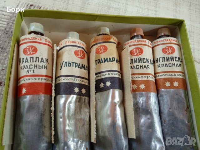 Маслени бои Ленинград 1954г, снимка 4 - Други ценни предмети - 40846426