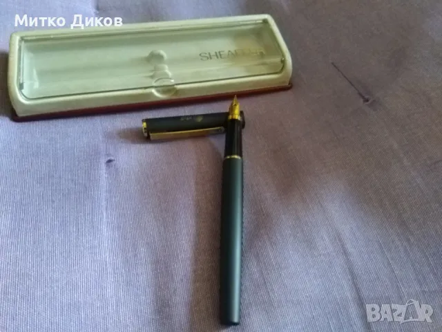 Sheaffer F-4  F маркова японска писалка с позлатен писец винтидж нова с кутия , снимка 5 - Колекции - 48309297