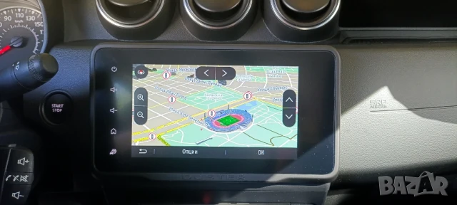 ⛔ ⛔ ⛔ Карти за навигация на Дачия Медия Дисплей Сандеро, Дъстър, Джогър КАМЕРИ за скорост