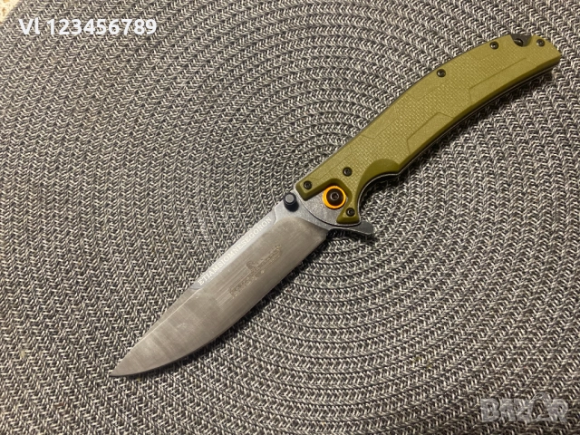 Тактически сгъваем нож EDC,  D2 ръкохватка -G10 ;118х228, снимка 2 - Ножове - 52367912