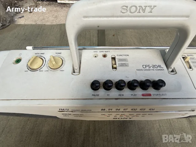 продавам касетофон  sony , снимка 3 - Радиокасетофони, транзистори - 56511848
