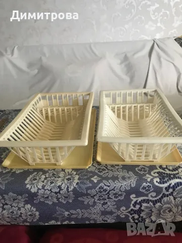 Сушилник метален за чинии /сгъваем/, сушилници за чинии с подложка - 2 бр., снимка 7 - Други - 50175088