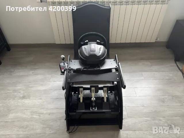 Детски Overpower sim racing rig - седалка за симулатор за деца 3-11г., снимка 5 - Джойстици и геймпадове - 48631853