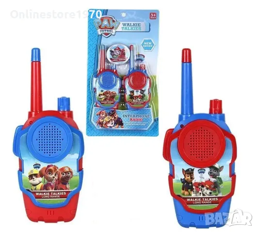 Комплект уоки токи PAW Patrol за деца **Black friday ** намаление