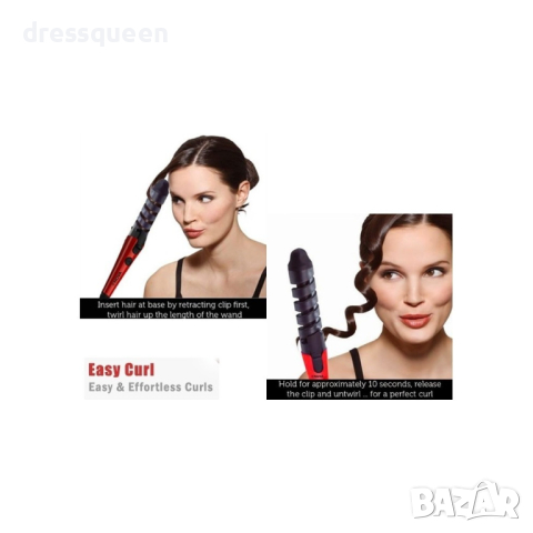 2007A Маша за коса NOVA 2007A за перфектни къдрици, снимка 3 - Аксесоари за коса - 44802732