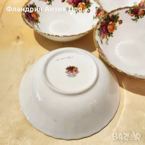 Комплект от шест купички Royal Albert "Old Country Roses", снимка 5 - Сервизи - 49435119