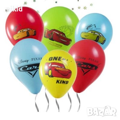 Макуин маккуин McQueen cars колите Обикновен надуваем латекс латексов балон парти хелий или газ, снимка 5 - Други - 23072889