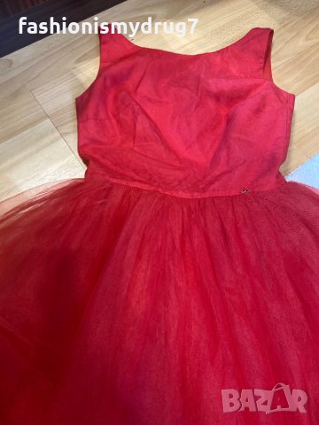 Junona разкроена рокля с тюл , снимка 3 - Рокли - 30118544