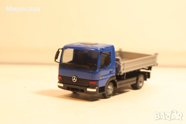 HERPA H0 1/87 MERCEDES ATEGO КАМИОН КОЛИЧКА МОДЕЛ, снимка 3 - Колекции - 54113887