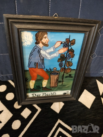 Картина найвизъм върху стъкло., снимка 3 - Картини - 51737998