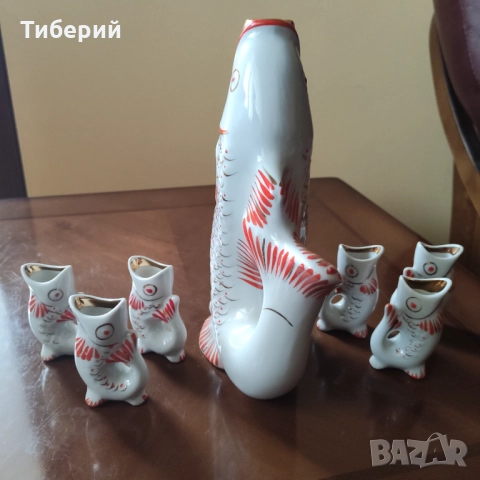 Сервиз рибки порцеланов, снимка 3 - Сервизи - 52033730