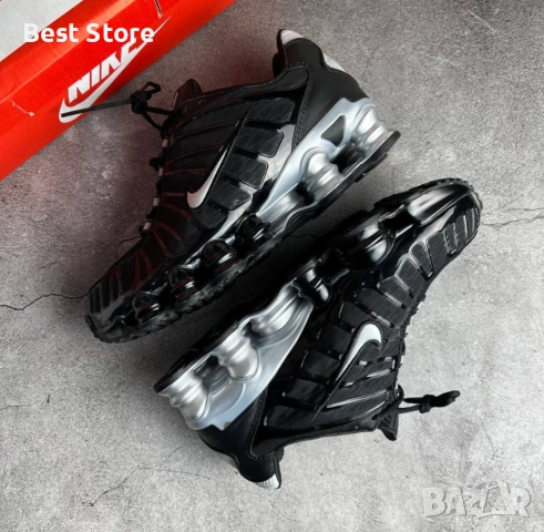 Nike Shox TL Black and Silver Мъжки Маратонки 40-46 Номер 