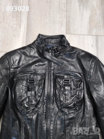 Италианско яке естествена кожа Vera Pelle , снимка 4 - Якета - 52101031