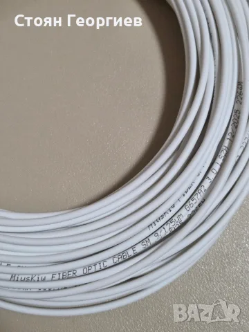 Оптичен пач кабел (Fiber Optic Cable). Модел: LC/APC към LC/APC (зелени конектори , снимка 2 - Кабели и адаптери - 55767457