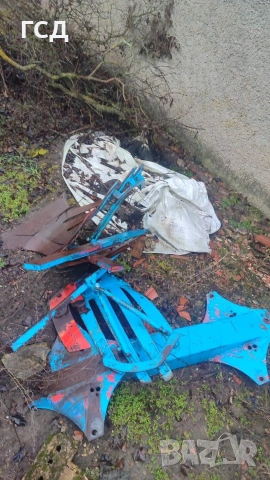 Плуг 3+1 тела на Лемкен с конструкция на Волимат , снимка 4 - Селскостопанска техника - 53905973