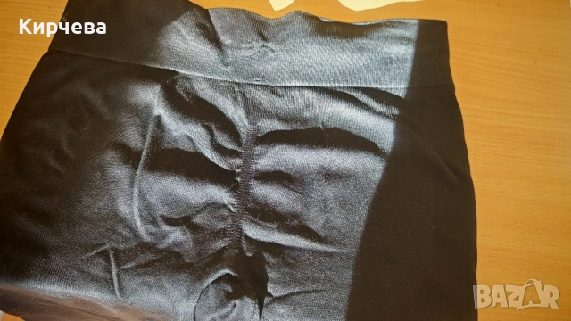 безшевен черен дамски клин с scrunch bum ефект, снимка 2 - Клинове - 52240393