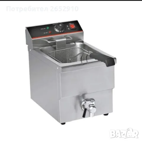 Професионален електрически фритюрник 2х8литра с кранове 2 Модела Цена 479лв/244,91€, снимка 15 - Обзавеждане на кухня - 48595356