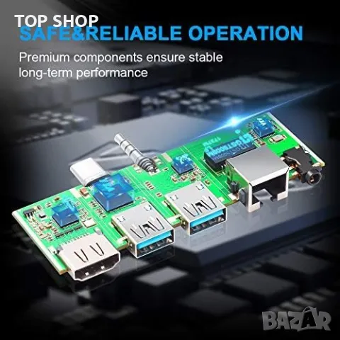 Нова Докинг станция за Surface Go USB C-Hub USB C-Hub /5в1, снимка 7 - Друга електроника - 49443974