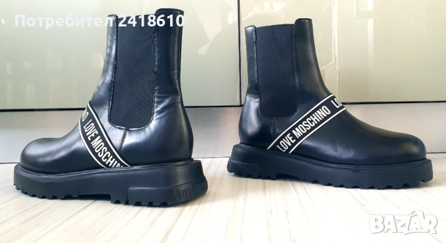Love Moschino Size 39/25см ОРИГИНАЛ! Дамски Боти!, снимка 9 - Дамски боти - 52166563