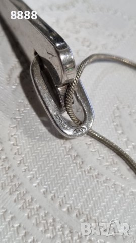 СРЕБЪРНО КОЛИЕ, МАРКА PIANEGONDA ​​​​, снимка 3 - Колиета, медальони, синджири - 44329671