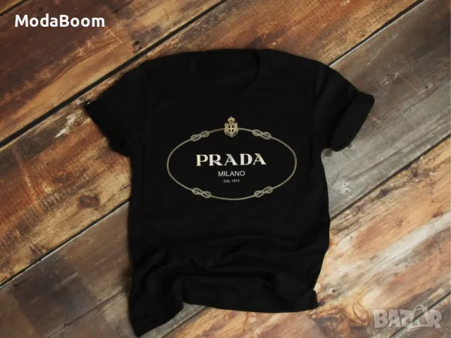 Prad🅰️ черна дамска тениска 