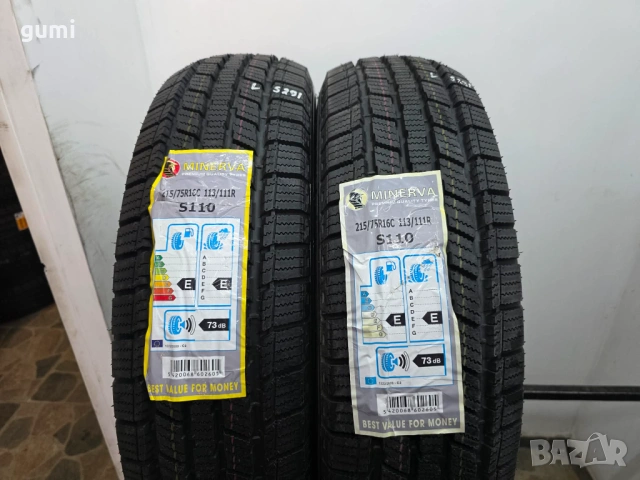 2бр зимни гуми за бус 215/75/16C MINERVA L05291 , снимка 3 - Гуми и джанти - 53970462