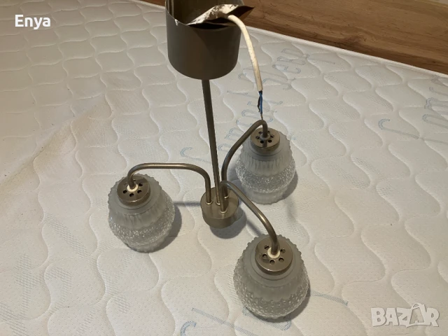 Полилей тройка (3-ка) ( с 3 гнезда ), снимка 4 - Лампи за таван - 50634574