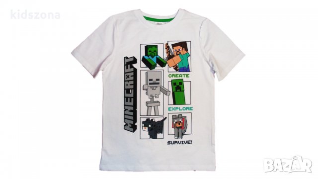 Нова цена! Детска тениска Minecraft 3 г. - М2