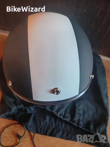 BHR Jet Helmet - 711, Черен/Бял каска за мотор размер М НОВА, снимка 4 - Аксесоари и консумативи - 47911829