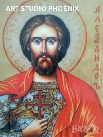 Икона на Свети Александър Невски icona sveti aleksandar nevski, снимка 2 - Икони - 15637951