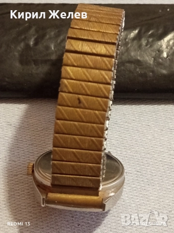 Стар механичен часовник GUCCI HONG KONG рядък с ластична верижка 51514, снимка 8 - Антикварни и старинни предмети - 52333331