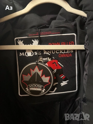 Черно яке Moose Knuckles, снимка 2 - Якета - 54166956