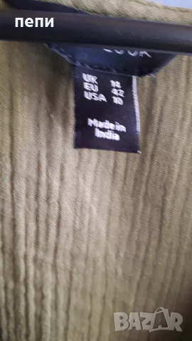 Уникална дамска рокля от памук -Л -Размер, снимка 2 - Рокли - 50726772