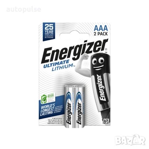 Батерии Energizer Ultimate Lithium AAA 2 бр.