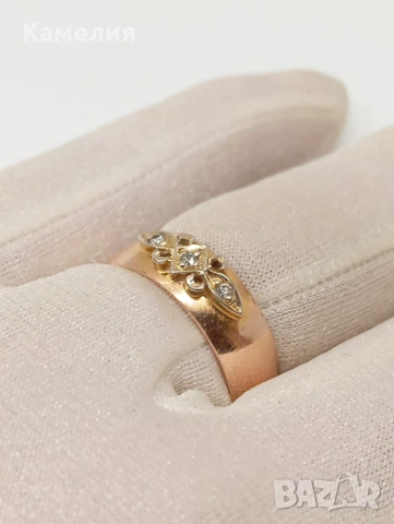 Руско злато , снимка 3 - Пръстени - 53349965