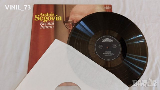 Andres Segovia – Recital Intimo, снимка 3 - Грамофонни плочи - 39430188