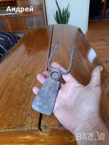 Старинна мотика,мотичка,прашулче #8, снимка 3 - Антикварни и старинни предмети - 37225461