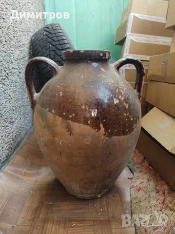Старинно гърне / амфора на над 100 години, снимка 2 - Антикварни и старинни предмети - 54172482