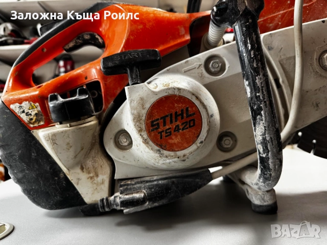 STIHL TS 420 - фугорез, снимка 2 - Други машини и части - 52210207