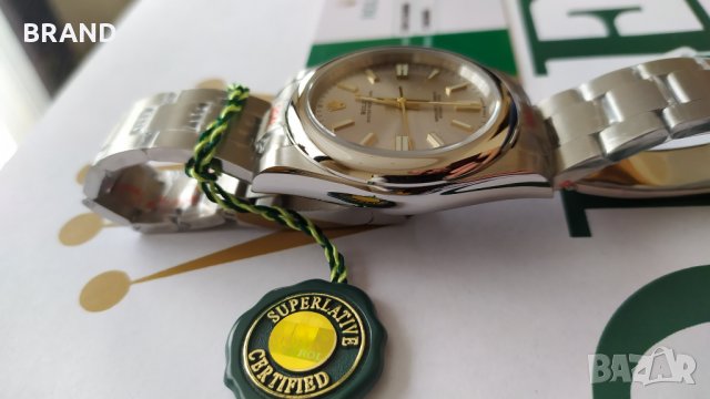 Унисекс часовник ROLEX Classic PERPETUAL 41mm механичен клас 5А+, снимка 6 - Мъжки - 31574576