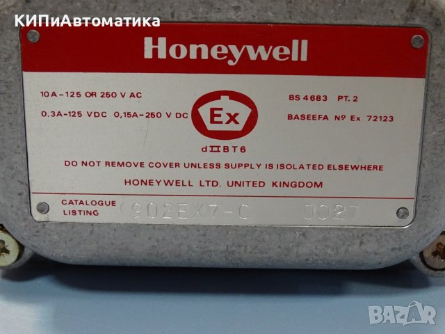 краен изключвател Honeywell 902EX7-C Limit Switch Ex, снимка 5 - Резервни части за машини - 37654104