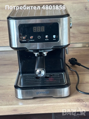 Кафе машина GORENJE, снимка 4 - Кафемашини - 54246138