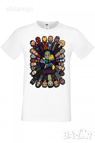 Мъжка тениска Avengers End Game,Филм,Игра,superhero,Изненада,Подарък,Повод,, снимка 7 - Тениски - 37719802