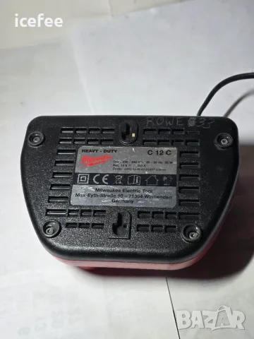 Milwaukee C12 C 12V зарядно, снимка 4 - Винтоверти - 56072164