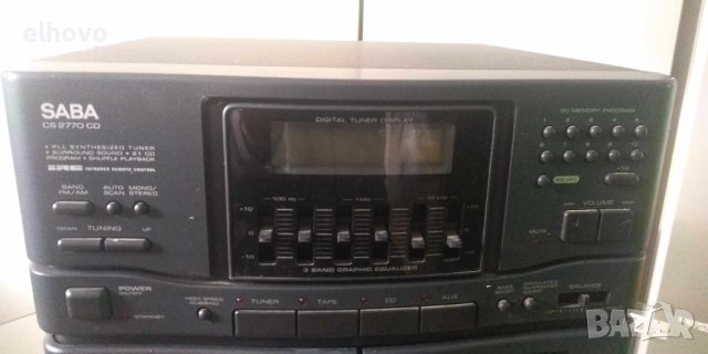 Аудио система SABA CS 2770 CD, снимка 5 - Аудиосистеми - 42901035