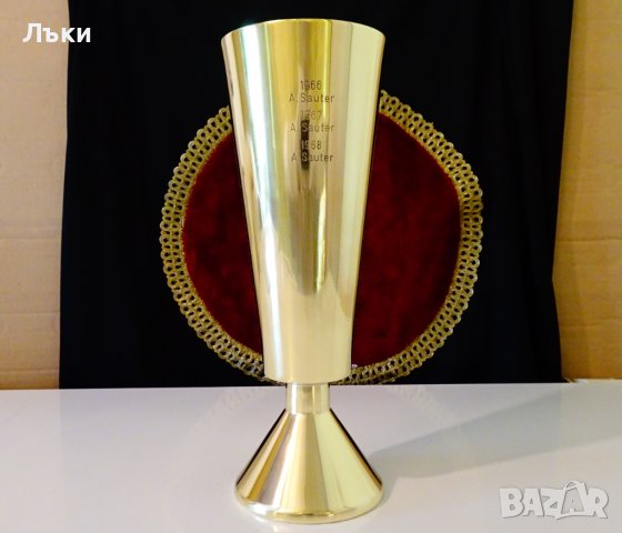  Бронзов бокал Предизвикателство,чаша,халба 1 литър. , снимка 5 - Антикварни и старинни предмети - 37368648