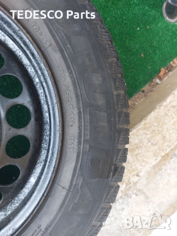 2 броя зимни гуми 195 / 65 / 15 и джанти за Opel , снимка 9 - Гуми и джанти - 51695727