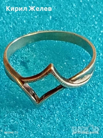 Марков сребърен АРТ НУВО пръстен дизайнерски модел 21407, снимка 8 - Пръстени - 52600858