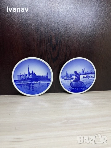 Комплект от две мини чинии Royal Copenhagen 1936г.